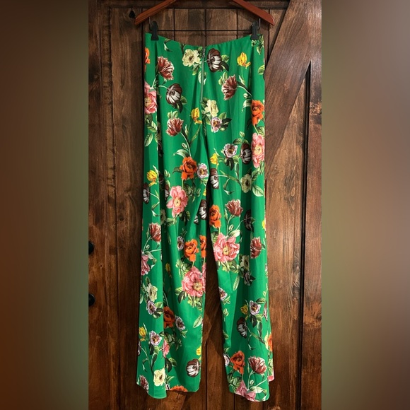 Alice + Olivia Athena Floral Wide-Leg Pants - Picture 8 of 14